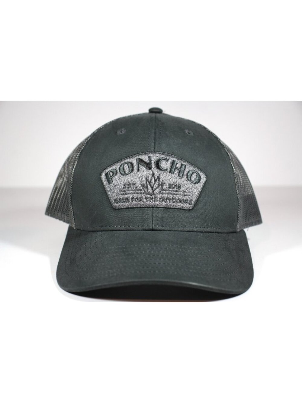 Poncho Outdoor Spell Out Trucker Hat F1369